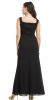 Sweetheart Neck Lace Top A-line Formal Evening Dress back